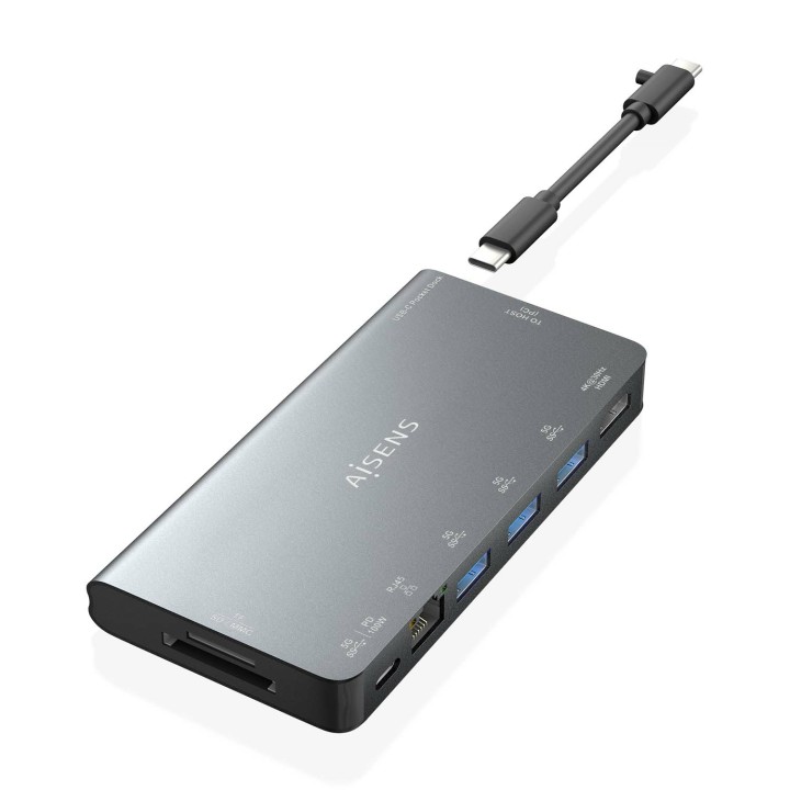 Dock Station AISENS USB-C a HDMI/USB (ASUC-8P015-GR)