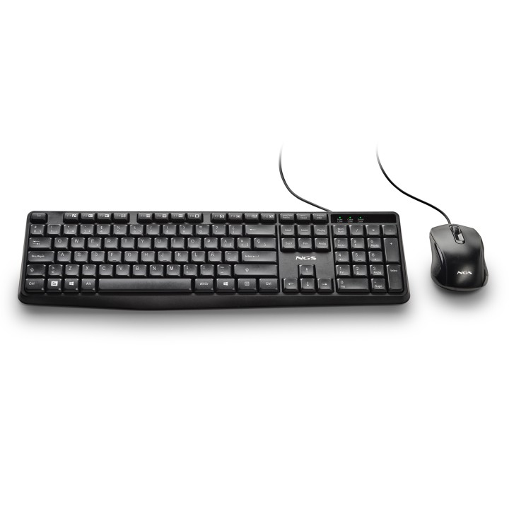 Teclado+Raton NGS KIT V2 USB Negro (COCOAKITV2SPANISH)