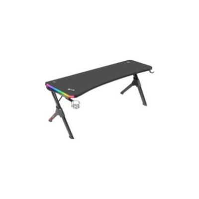 Mesa Mars Gaming RGB 160x75x60cm Negra (MGDXLRGB)