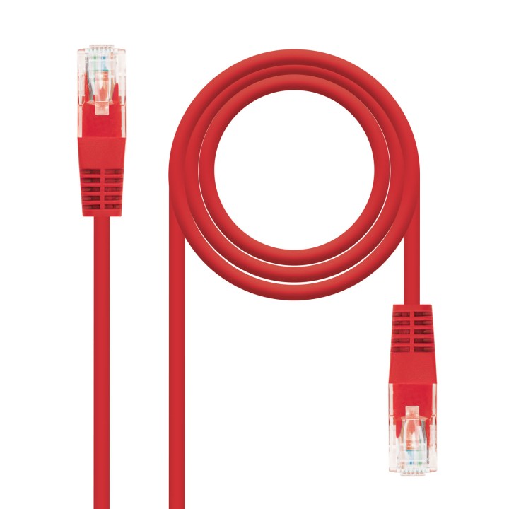 Latiguillo Nanocable Cat.6 UTP 0.5m Rojo (10.20.0400-R)