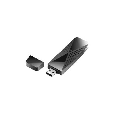 Adaptador D-Link USB 3.0 WiFi 6 WLAN Negro (DWA-X1850)