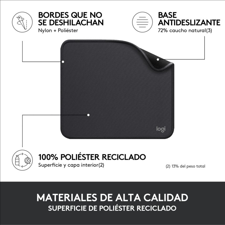 Alfombrilla LOGITECH Studio 2x200x230mm (956-000049)
