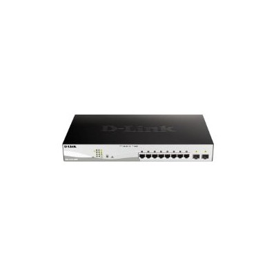 Switch D-Link 8xRJ45 GbE 2xSFP PoE (DGS-1210-10MP/E)