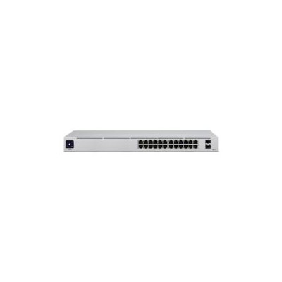 Switch Ubiquiti 24xRJ45 GbE 2xSFP Rack Plata (USW-24)