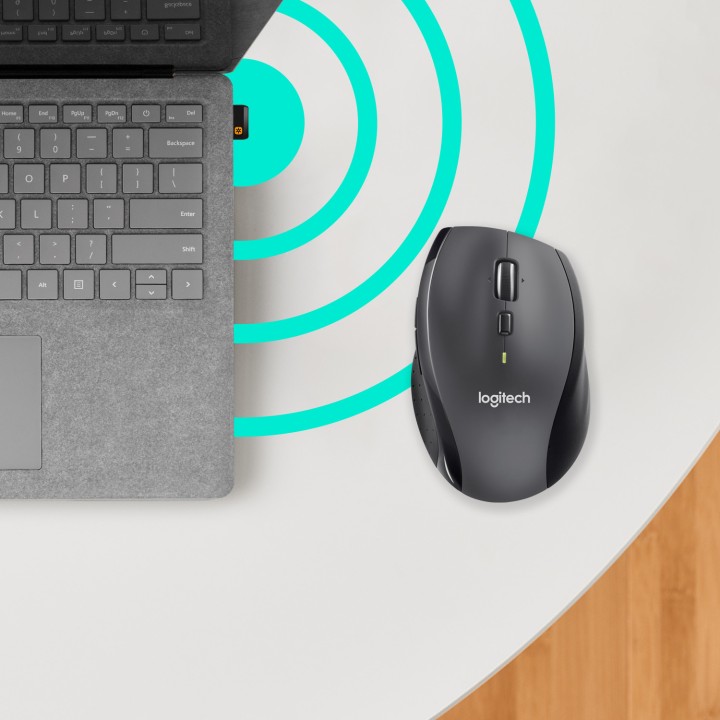 Ratón LOGITECH Marathon M705 RF Gris (910-006034)