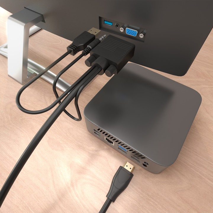 Conversor AISENS HDMI a VGA+Audio+USB 1.5m (A122-1014)