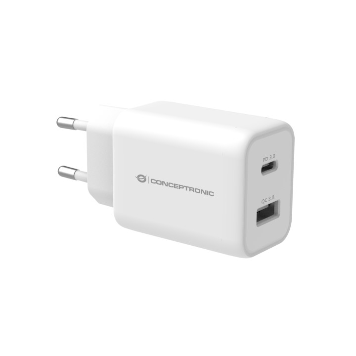 Cargador de Pared CONCEPTRONIC 33W USB-A/C (ALTHEA11W)
