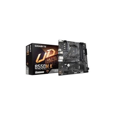 GIGABYTE B550M K:(AM4) 4DDR4 HDMI DP RJ45 mATX