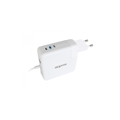 Cargador Approx 85W USB 2.0 MacBook Blanco (APPUAAPL)