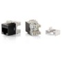 Conector EQUIP RJ45/H Cat.6 Kit 8 Negro/Gris (EQ769212)