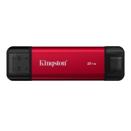 SSD Kingston 2Tb Dual USB-A/C 3.1 Negro/Rojo (SPSD/2TB)
