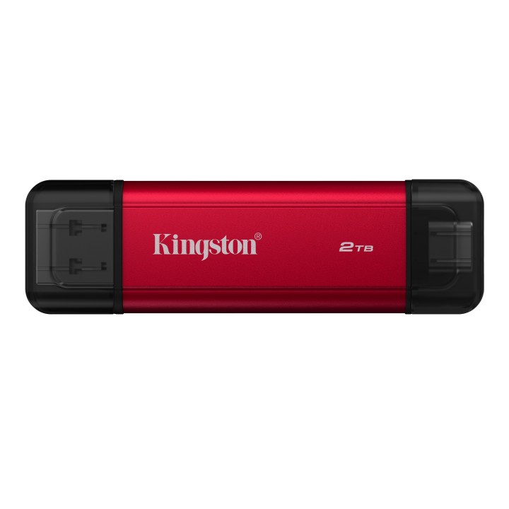 SSD Kingston 2Tb Dual USB-A/C 3.1 Negro/Rojo (SPSD/2TB)