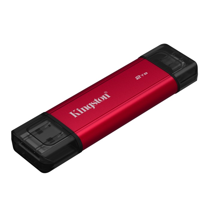 SSD Kingston 2Tb Dual USB-A/C 3.1 Negro/Rojo (SPSD/2TB)