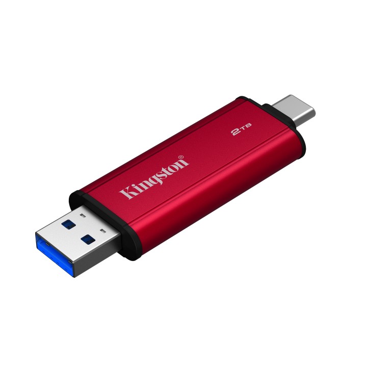 SSD Kingston 2Tb Dual USB-A/C 3.1 Negro/Rojo (SPSD/2TB)