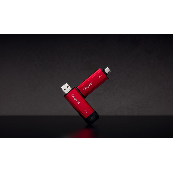 SSD Kingston 2Tb Dual USB-A/C 3.1 Negro/Rojo (SPSD/2TB)