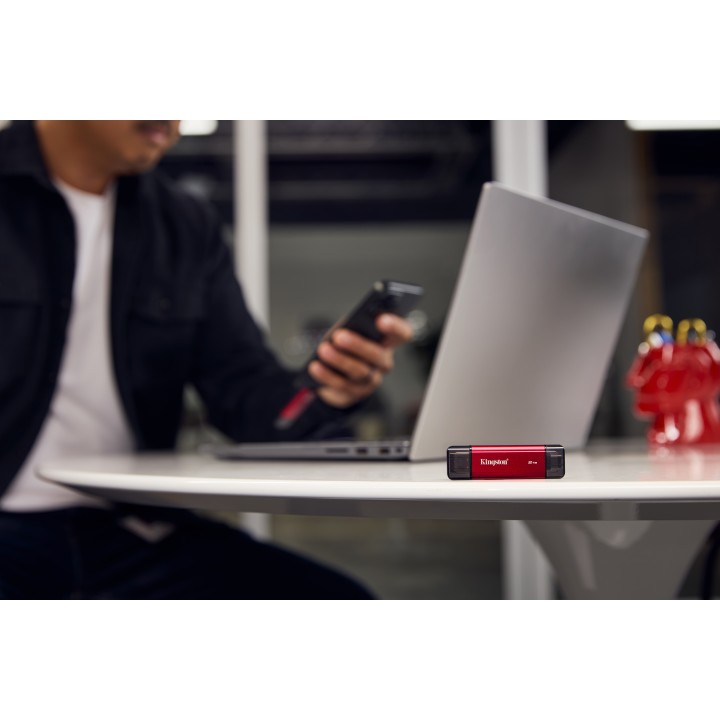 SSD Kingston 2Tb Dual USB-A/C 3.1 Negro/Rojo (SPSD/2TB)