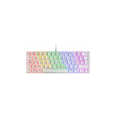 Teclado Mars Gaming RGB Switch Marron,Blanco(MK60WBRES)