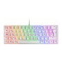 Teclado Mars Gaming RGB Switch Marron,Blanco(MK60WBRES)