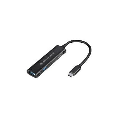 Hub CONCEPTRONIC USB-C a 4xUSB-A/C Negro (HUBBIES12B)