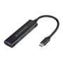 Hub CONCEPTRONIC USB-C a 4xUSB-A/C Negro (HUBBIES12B)