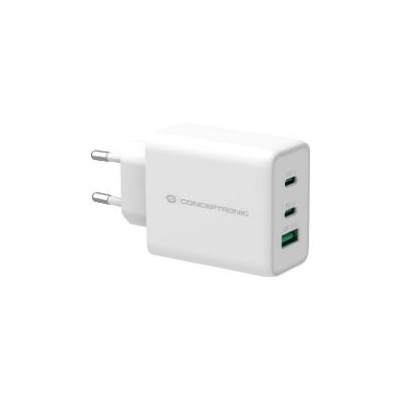 Cargador Pared CONCEPTRONIC 2Usb-C 1Usb-A (ALTHEA12W)