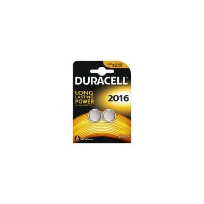 Pack 2 Pilas de Botón Duracell Litio 3V (DL2016B2)