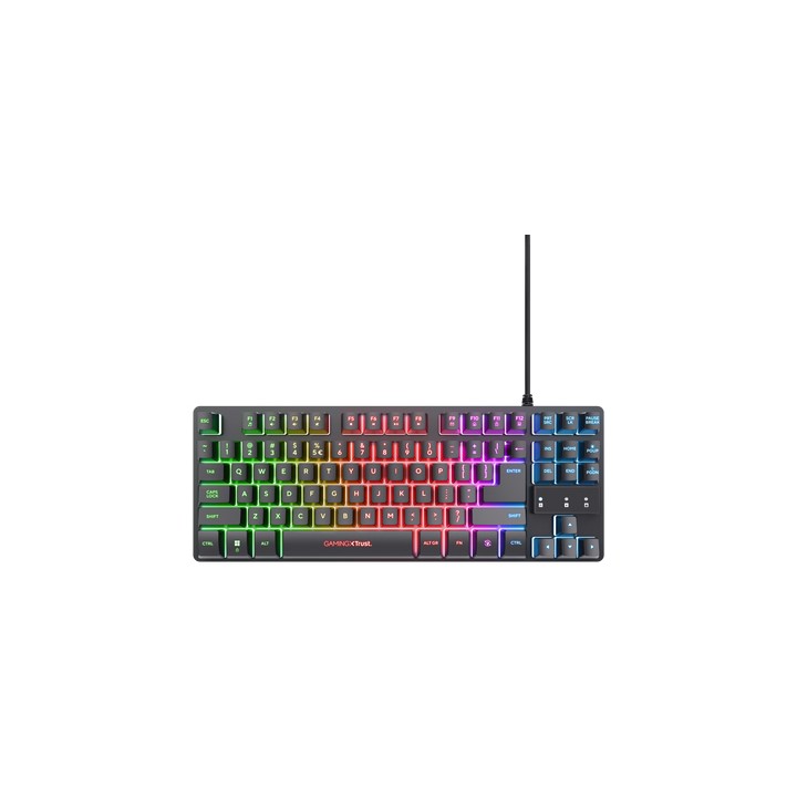 Teclado+Ratón Gaming Trust GXT 798 USB-A Negro (25638)