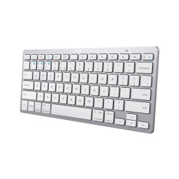 Teclado Trust Basics Ultrafino Bluetooth Plata (24654)