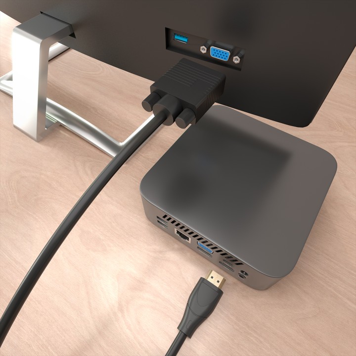 Conversor AISENS VGA/M a HDMI/M 1.5m Negro (A122-1011)