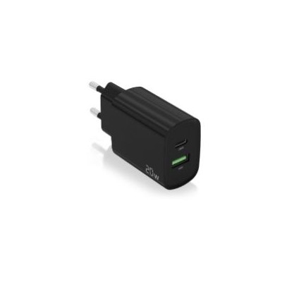 Cargador Pared AISENS 1xUSB-C 1xUSB-A 20W (A110-0755)