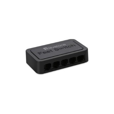 Switch LevelOne 5xRJ45 10/100 Negro (FEU-0512)