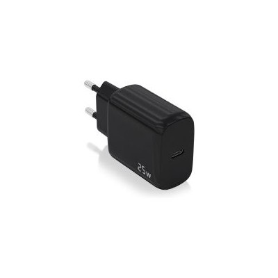 Cargador de Pared AISENS 1xUSB-C 25W Negro (A110-0757)