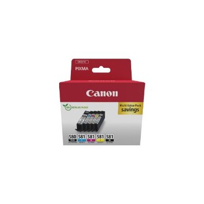 Tinta Canon PGI-580/CLI-581 Pack Negro/Color (2078C007)