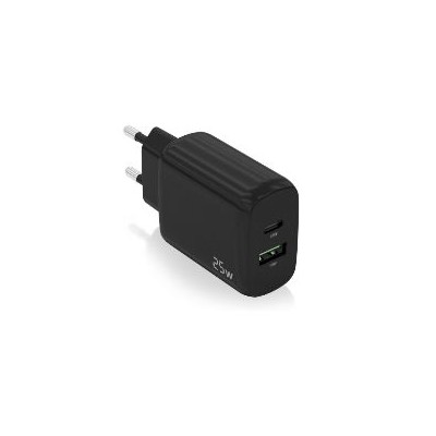 Cargador Pared AISENS USB-C USB-A 25W Negro (A110-0759)