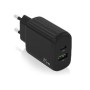 Cargador Pared AISENS USB-C USB-A 25W Negro (A110-0759)