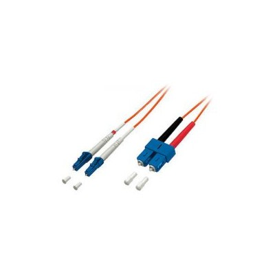 Fibra Óptica EQUIP LC/M a SC/M 1m Naranja (EQ254321)