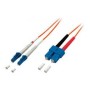 Fibra Óptica EQUIP LC/M a SC/M 1m Naranja (EQ254321)