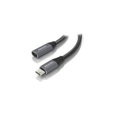 Cable AISENS USB-C/M a USB-C/H 2m Gris (A107-0636)