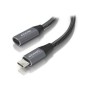 Cable AISENS USB-C/M a USB-C/H 2m Gris (A107-0636)