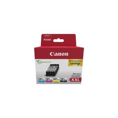 Tinta Canon CLI-581 Pack Negro/Tricolor (1998C007)