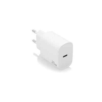 Cargador de Pared AISENS 1xUSB-C 20W Blanco (A110-0752)