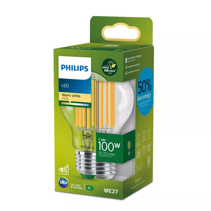 Bombilla Philips LED CLA 100W A60 E27 (929003625101)
