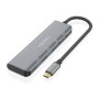 Hub AISENS USB-C a 2xUSB-A 2xUSB-C 15cm Gris(A109-0763)