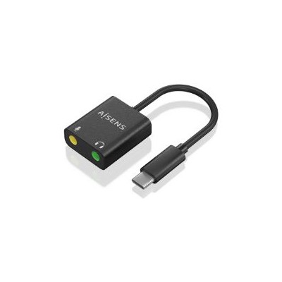 Tarjeta de Sonido AISENS USB-C/M a 2x3.5mm (A109-0767)