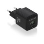 Cargador Pared AISENS GaN 25W USB-A/C(ASCH-25W2P015-BK)