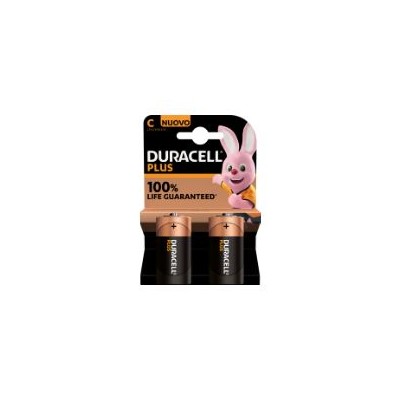 Pack 2 Pilas Duracell C Alcalinas 1.5V (LR14/MN1400)