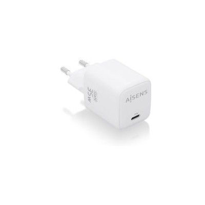 Cargador Pared AISENS GaN 35W USB-C (ASCH-35W1P016-W)