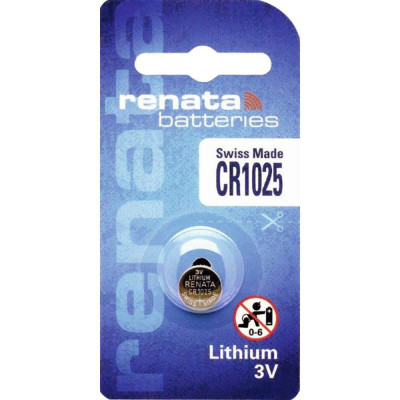 Pila Renata 1025 LITHIUM Swiss Made 0% mercurio