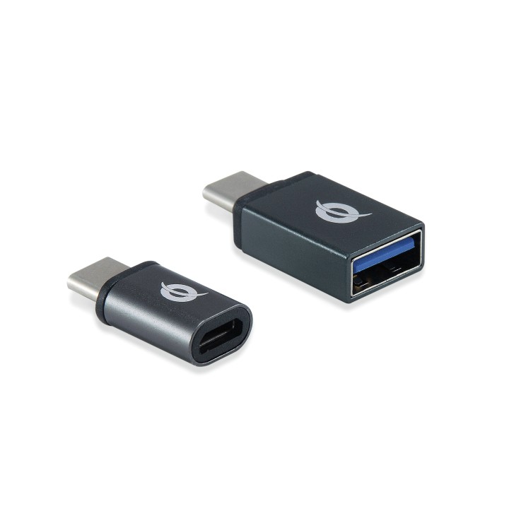 Adaptador CONCEPTRONIC USB-C a USB-A/mUSB 2Un (DONN04G)