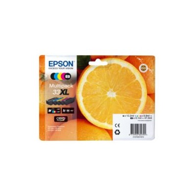 Tinta Epson 33XL T3357 Pack 5 Colores (C13T33574011)